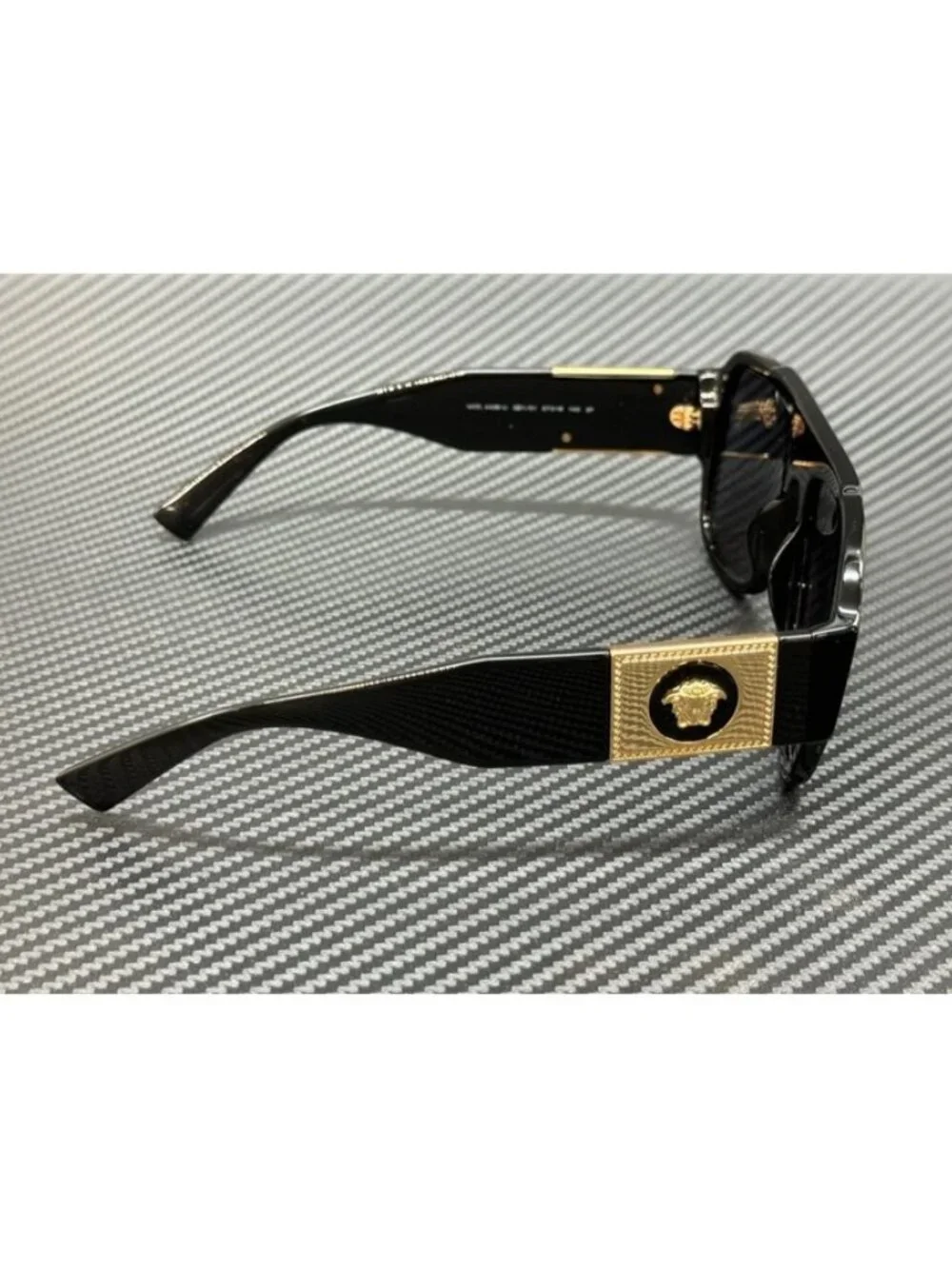 New Versace Men Black Sunglasses 57-18-140